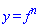 y(x) = f(x)^n
