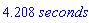 4.208*seconds