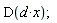 D(d*x);