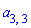 a[3, 3]