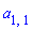 a[1, 1]