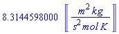 8.3144598*Units:-Unit(m^2*kg/(s^2*mol*K))