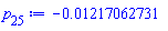 -0.1217062731e-1