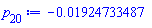 -0.1924733487e-1