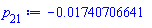 -0.1740706641e-1