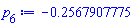 -.2567907775