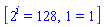 [2^i = 128, 1 = 1]