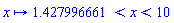 proc (x) options operator, arrow; Pi/2.2 < x and x < 10 end proc