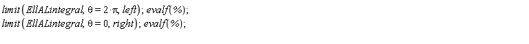 limit(EllALintegral, theta = 2*Pi, left);