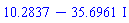 10.2837-35.6961*I