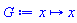 proc (x) options operator, arrow; x end proc