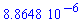 0.88648e-5