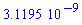 0.31195e-8