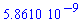 0.58610e-8