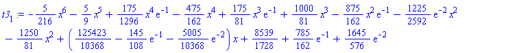 -(5/216)*x^6-(5/9)*x^5+(175/1296)*x^4*exp(-1)-(475/162)*x^4+(175/81)*x^3*exp(-1)+(1000/81)*x^3-(875/162)*x^2*exp(-1)-(1225/2592)*exp(-2)*x^2-(1250/81)*x^2+(125423/10368-(145/108)*exp(-1)-(5005/10368)*exp(-2))*x+8539/1728+(785/162)*exp(-1)+(1645/576)*exp(-2)