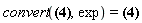 convert(Sum(Dirac(-omega+k), k = -infinity .. infinity), exp) = Sum(Dirac(-omega+k), k = -infinity .. infinity)