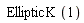 EllipticK(1)