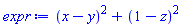 (x-y)^2+(1-z)^2