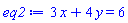3*x+4*y = 6