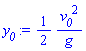 (1/2)*v__0^2/g