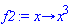 proc (x) options operator, arrow; x^3 end proc