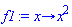 proc (x) options operator, arrow; x^2 end proc