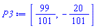 [99/101, -20/101]