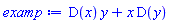 D(x)*y+x*D(y)
