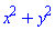 x^2+y^2