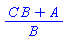 (B*C+A)/B