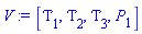 [Tau[1], Tau[2], Tau[3], P[1]]