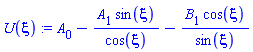 A[0]-A[1]*sin(xi)/cos(xi)-B[1]*cos(xi)/sin(xi)