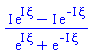 (I*exp(I*xi)-I*exp(-I*xi))/(exp(I*xi)+exp(-I*xi))