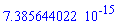 0.7385644022e-14