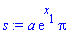a*exp(x[1])*Pi