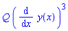 Q*(diff(y(x), x))^3