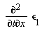 diff(`&epsilon;`[1], t, x)