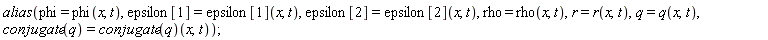 alias(phi = phi(x, t), epsilon[1] = epsilon[1](x, t), epsilon[2] = epsilon[2](x, t), rho = rho(x, t), r = r(x, t), q = q(x, t), conjugate(q) = (conjugate(q))(x, t));