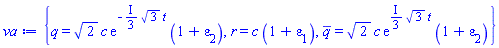 {q = 2^(1/2)*c*exp(-((1/3)*I)*3^(1/2)*t)*(1+epsilon[2]), r = c*(1+epsilon[1]), conjugate(q) = 2^(1/2)*c*exp(((1/3)*I)*3^(1/2)*t)*(1+epsilon[2])}