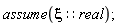 assume(xi::real);