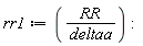 rr1 := RR/deltaa