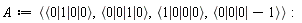 A := `<,>`(`<|>`(0, 1, 0, 0), `<|>`(0, 0, 1, 0), `<|>`(1, 0, 0, 0), `<|>`(0, 0, 0, -1))