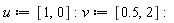 u := [1, 0]: