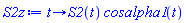 proc (t) options operator, arrow, function_assign; S2(t)*cosalpha1(t) end proc