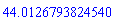HFloat(44.01267938245404)