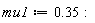 mu1 := .35