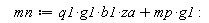 mn := b1*g1*q1*za+g1*mp