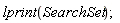lprint(SearchSet)