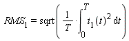 RMS__1 = sqrt((int(i__1(t)^2, t = 0 .. T))/T)