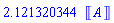 2.121320344*Units:-Unit(A)